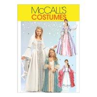 McCall\'s M5731 Misses\'/Children\'s/Girls\' Princess Costumes 378081