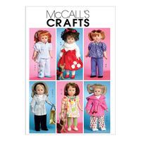 McCall\'s M5775 Doll Clothes For 18 Doll and Toy Dog 378084