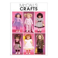 McCall\'s M6005 Clothes and Accessories for 18 Doll 378108