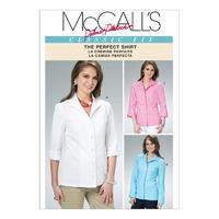 McCall\'s M6076 Misses\' Shirts 378158