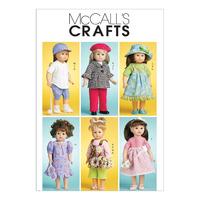 McCall\'s M6137 Doll Clothes For 18 (46cm) Doll 378238