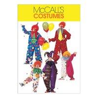 McCall\'s M6142 Children\'s/Boys\'/Girls\'/Misses\'/Men\'s/Teen Boys\' Clown Costumes 378240
