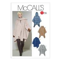 McCall\'s M6209 Misses\' Ponchos and Belt 378258