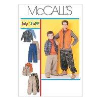 McCall\'s M6222 Children\'s/Boys\' Shirt, Vest and Pull-On Pants 378298