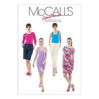 mccalls m6355 misses tops and dresses 378339