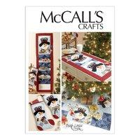 mccalls m6454 stocking runner tree skirt and card holder 378369