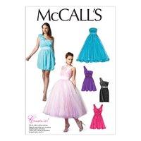 McCall\'s M6466 Misses\' Lined Dresses and Flower 378379