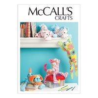 McCall\'s M6485 Stuffed Animals 378398