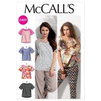 McCall\'s M6566 Misses\' Tops 37...