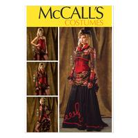 McCall\'s M6911 Misses\' Bolero, Corset, Skirt and Overskirt 378627