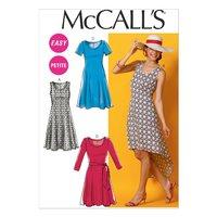 McCall\'s M6957 Misses\'/Miss Petite Dresses and Belt 378688