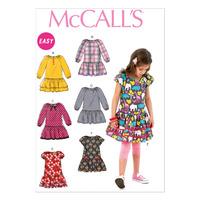 McCall\'s M6982 Children\'s/Girls\' Dresses 378734