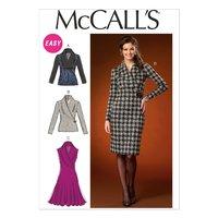 mccalls m7016 misses tops and dresses 378761