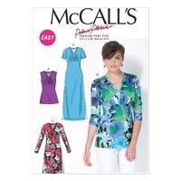 mccalls m7092 misses tops and dresses 378948