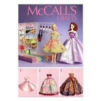 McCall\'s M6903 Formal Dresses, Accessories, Closet and Hangers for 11½ Doll 379813