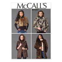 McCall\'s M7257 Misses\' Shrug, Jacket, Vest and Coat 380254