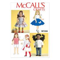 McCall\'s M7266 18 Retro Doll Clothes 380281