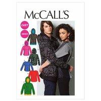 mccalls misses mens tops and jacket 378453