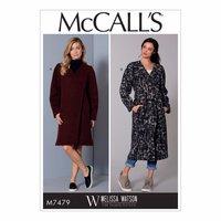 McCall\'s Pattern M7479 - Misses\' Wrap Coats and Belt 388505