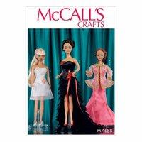 McCall\'s Pattern M7488 - Special Occasion Dresses for 11Â½ Doll 388514