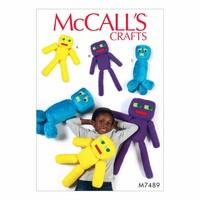 McCall\'s Pattern M7489 - Plush Robot Toys 388515