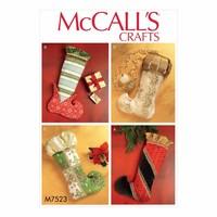 McCall\'s Pattern M7523 - Christmas Stockings in Four Styles 388548