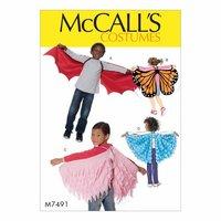 mccalls pattern m7491 kids bat butterfly or fairytale wings 388517