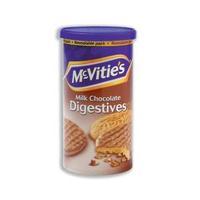 McVities Resealable Lid Milk Chocolate Digestive Biscuits 250g A06918