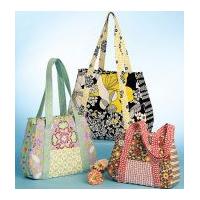 McCalls Accessories Sewing Pattern 5822 Tote Bag In 3