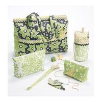 McCalls Sewing Pattern 6256 Project Tote Bag, Organizer/Knitting Needle/Scissor Cases & Yarn Holder