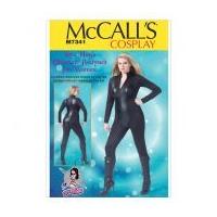 mccalls ladies easy sewing pattern 7340 zippered bodysuit