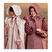 McCalls Girls Sewing Pattern 7231 Historical Pioneer Costumes