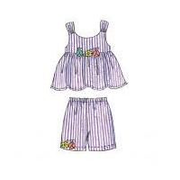 McCalls Childrens Easy Sewing Pattern 6017 Tops, Dresses, Shorts & Pants