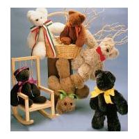 McCalls Crafts Sewing Pattern 6188 Stuffed Animals Teddy Bear Toys