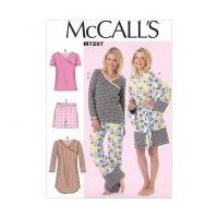 McCalls Ladies Easy Sewing Pattern 7297 Dressing Gown, Nightie & Pyjamas