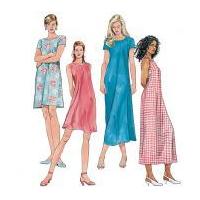 McCalls Ladies Sewing Pattern 6102 Dress In 2 Lengths with Cup Sizes