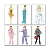 mccalls crafts sewing pattern 6258 fashion clothes for 11 doll