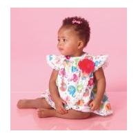 McCalls Toddlers Easy Sewing Pattern 7107 Rompers