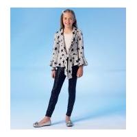 mccalls childrens easy sewing pattern 7042 waistcoats cardigans leggin ...