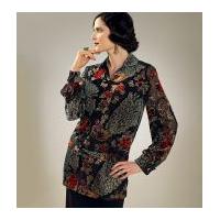 McCalls Ladies Sewing Pattern 7250 Vintage Style Tops & Belt