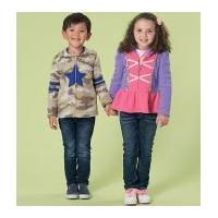 McCalls Childrens Easy Sewing Pattern 7239 Jackets