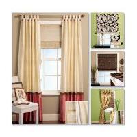McCalls Homeware Sewing Pattern 5828 Window Treatments Curtains