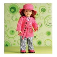 McCalls Easy Sewing Pattern 7031 Doll Clothes, Uniforms & Accessories