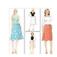 McCalls Ladies Easy Sewing Pattern 5430 Wrap Skirts