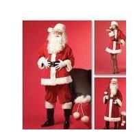McCalls Ladies & Men's Sewing Pattern 5550 Father Christmas Santa Costumes & Bag