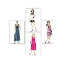 mccalls ladies easy sewing pattern 5893 summer dresses in 4 lengths