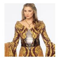 McCalls Ladies Sewing Pattern 6940 Game Of Thrones Style Dress & Belt