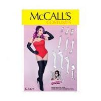 McCalls Ladies Easy Sewing Pattern 7397 Gloves, Arm & Leg Warmers, Stockings & Boot Covers