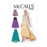 McCalls Ladies Easy Sewing Pattern 7329 Gathered Skirts