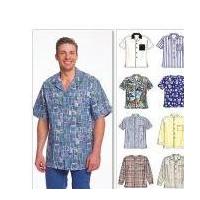 McCalls Men's Sewing Pattern 2149 Long & Short Sleeve Shirts